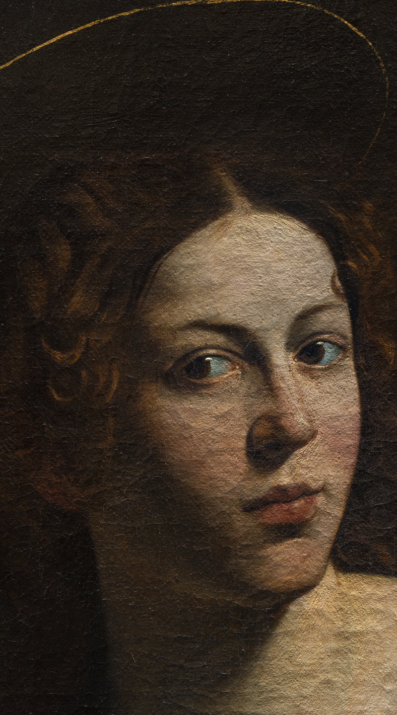 Detail of the raking light image